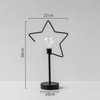Metal Iron Art Mini 3d Moon And Star Night Light Lamp for Nite Professional Manufacturer