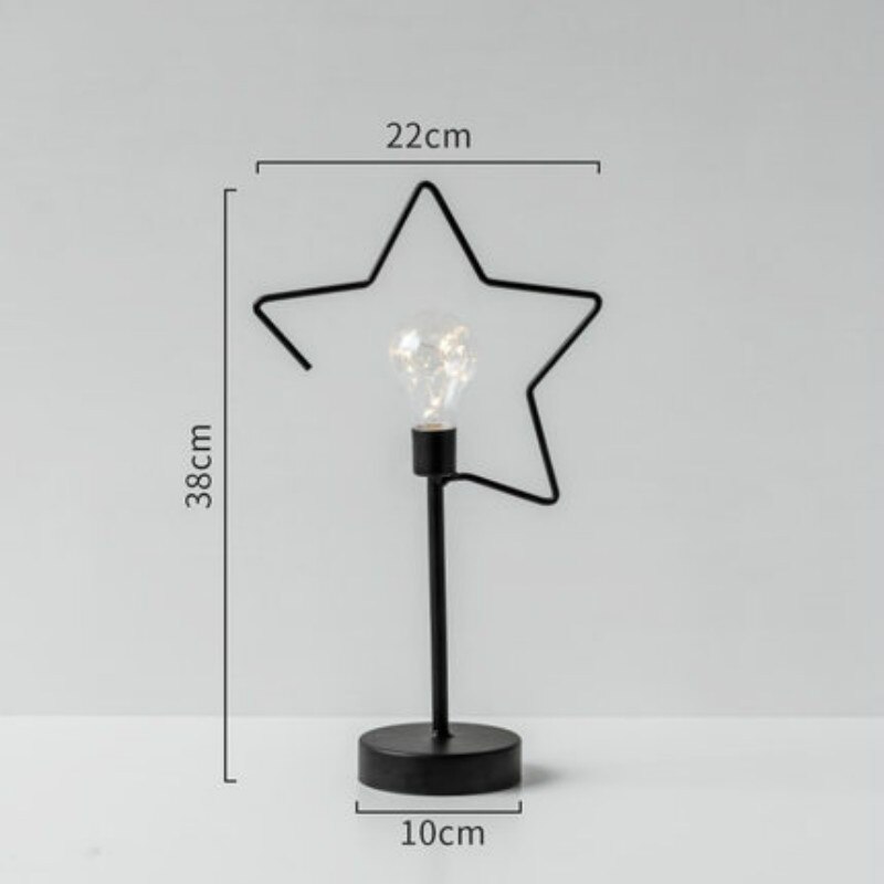 Metal Iron Art Mini 3d Moon And Star Night Light Lamp for Nite Professional Manufacturer