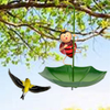 Metal Cute Outdoor Ladybug Bird Feeder Hanging Manufacturer Sino Glory