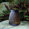 hanging round metal moroccan punched solar lantern china supplier