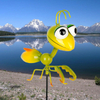 Metal Praying Mantis Garden Stake for Outdoor Lawn And Yard Decoration Ornament