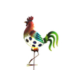 Ornamental Farm Animal Rooster Solar Garden Stakes for Pathway Lawn Factory