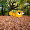 Outdoor Cute Metal Yellow Ant Yard And Lawn Stick Garden Supplies