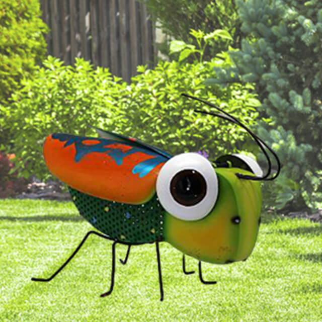 Solar Powered LED Light Solar Insect Decoration Garden Ornaments