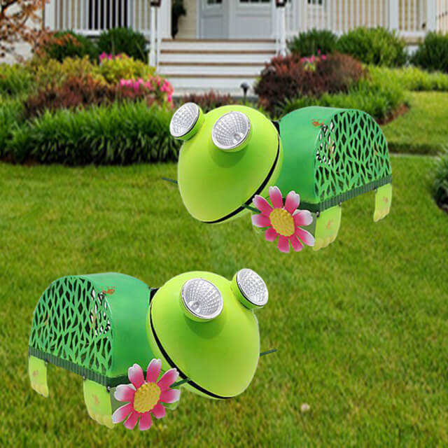 Tortoise Garden Decor Ornaments Solar Powered & Light Up Item
