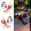 Metal Butterfly Solar Powered Lawn Ornaments 